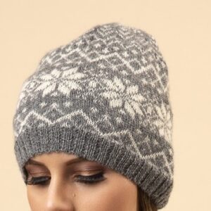 Veruska Nordic alpaca hat - photo courtesy of Classic Alpaca