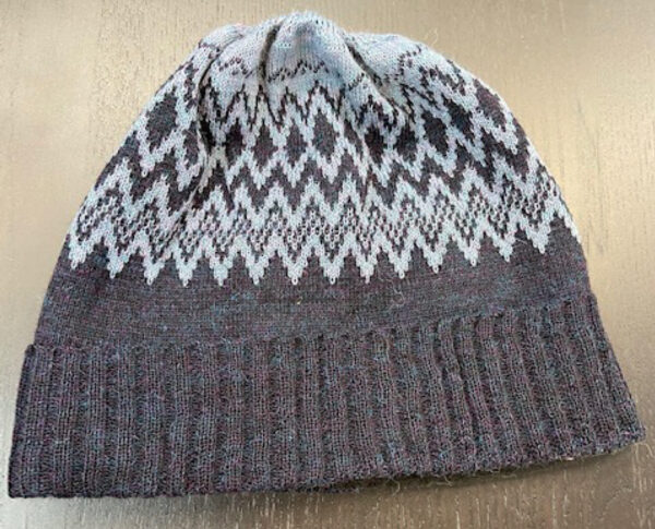 Yeti alpaca blend hat in blue