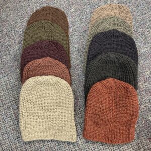 alpaca handknit hats