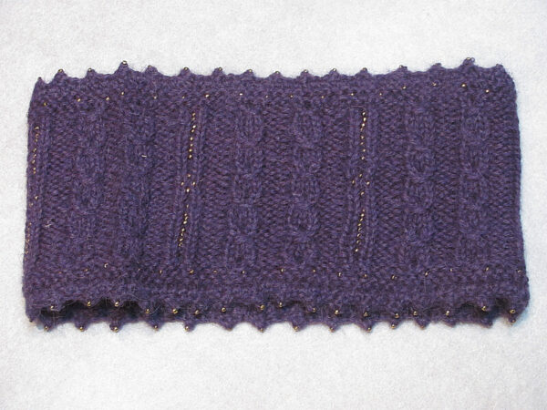 Alpaca Fantasy headband purple