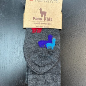 kids colorful alpaca herd socks