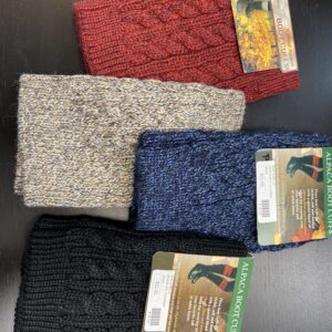 alpaca boot cuffs, multiple colors