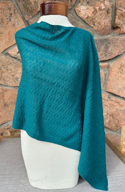 Capelet 100% baby alpaca jade PL