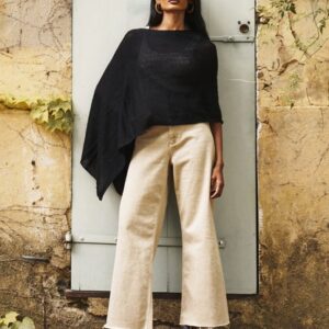 Capelet 100% baby alpaca black PL photo