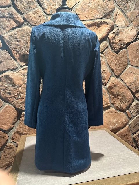 Uriah baby suri alpaca and wool coat back view